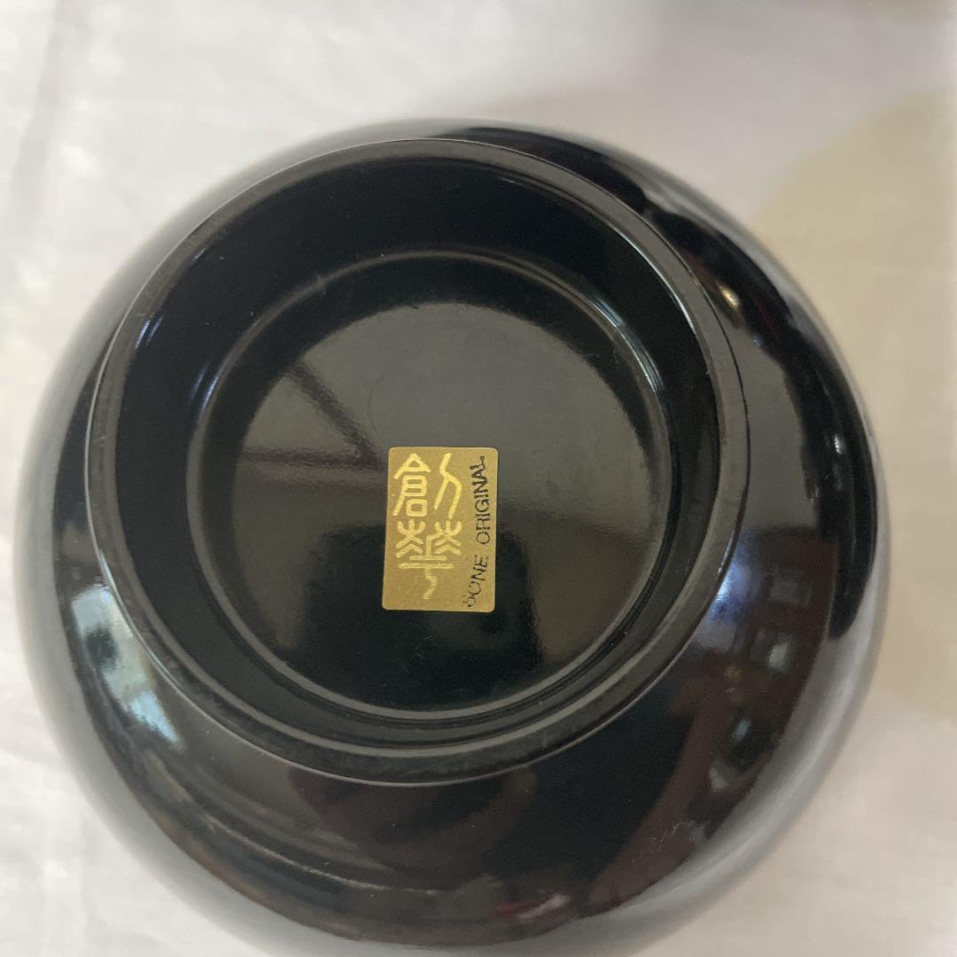 Amazon.co.jp: 新SONE KOUGEI うるし塗 ふた付き 吸い物椀 曽根工芸